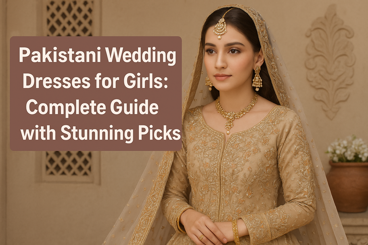 Pakistani Wedding Dresses for Girls: Complete Guide with Stunning Picks