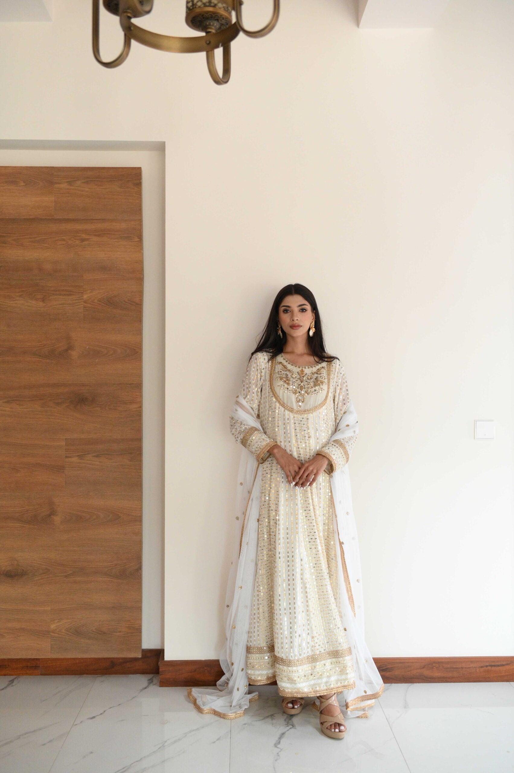 Chikankari frock