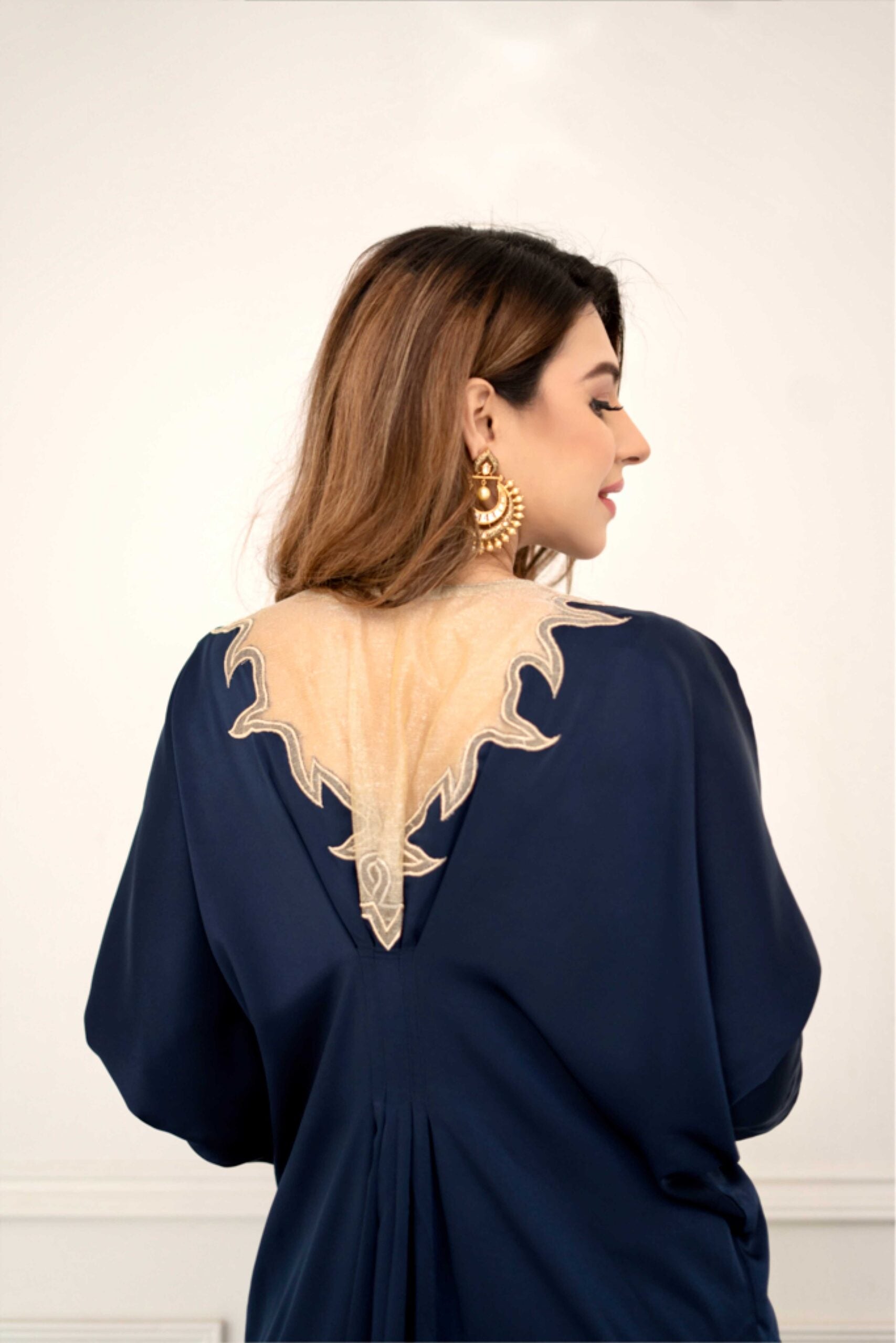 Blue  kaftan - Flairs Studio